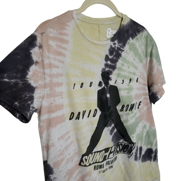 Lucky Brand David Bowie Tour 1990 Sound+Vision Tie-Dye T-Shirt, S - Picture 3 of 9